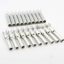 10 pares x 30a 1000 v pv conector masculino e fêmea dentro do núcleo de metal uso para cabo solar conectar contatos de cobre tipo universal