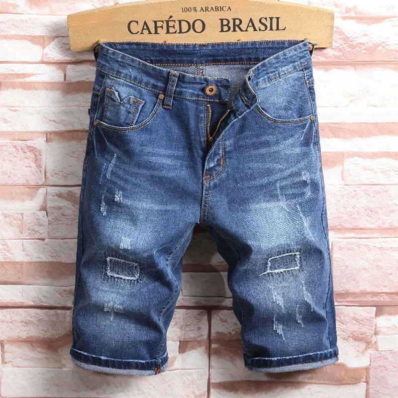 

2019 Summer New Men Jeans Shorts,Blue Colors Jeans Shorts Men,Fashion Designer Short Ripped Jeans For Men,Men Pants!A509