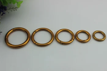 

100 pcs/ lot DIY bag accessories Old gold opening spring coil connection buckle