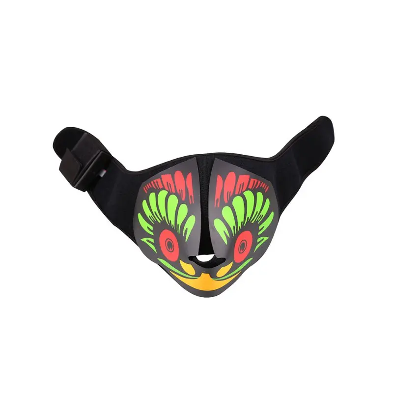 Светодиодный маски Костюмы большой террористические маски Хэллоуин холодной светильник шлем огонь фестиваль вечерние светящаяся танцевальная устойчивый вечерние Декор