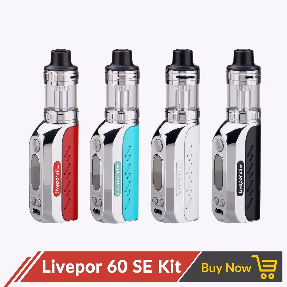 

Original Yosta Liverpor 60 SE mod with IGVI T3 Atomizer 3ml Capacity with Battery 1500mAh for Vape Electronic Cigarette
