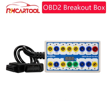 

Best OBDII OBD2 Breakout Box Car OBD 2 Break Out Box Car Protocol Detector Auto Can Test Box Automotive Connector Car-detector