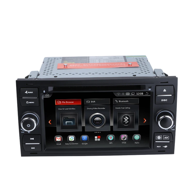 Perfect CarExc Android 9.0 OS Octa Core For Ford Focus II Connect Fiesta Transit Fusion Kuga Galaxy Car DVD GPS Radio Navigation Unit 2