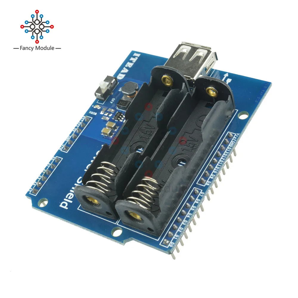 Arduino AAA Battery Power Shield