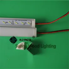 5 шт./лот 20 дюймов 0,5 м 8520 светодиодный светильник для шкафа, угловой алюминиевый профиль, ультра яркий 36led, 11 Вт/50 см, Диммируемый светодиодный светильник