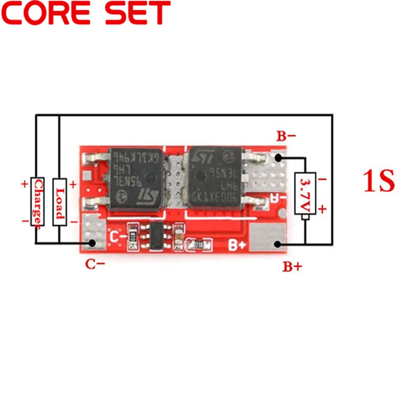 10 А BMS 1S 4 2 в PCM PCB литиевое зарядное устройство зарядный модуль 18650 Li Ion Lipo защитная