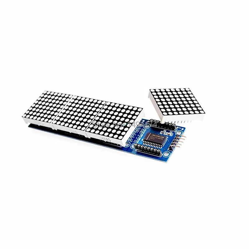 WQScosea Q8S 258 MAX7219 Micro control ler 4 в 1 цифровой светодиодный дисплей с 5P линейной точечной