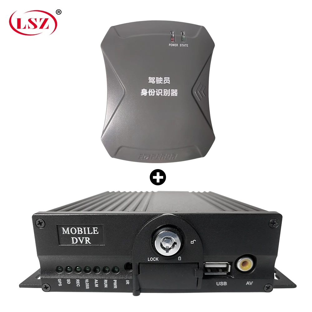 

LSZ direct sales spot audio and video 4 road 3g gps mdvr remote monitoring + driver identification sanitation car / taxi / truck