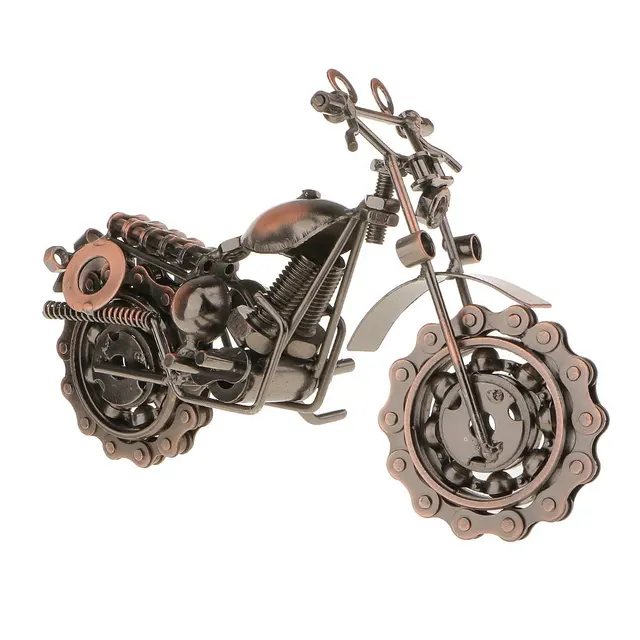 New Original Vintage Metal Model Craft Motorbike Motorcycle Model Home Decor Ornament Gift Boys Gifts Kids Toys 1