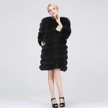 Real Fox Fur Jacket Natural Fur Coats Vest Real new style Long Coat Winter Warm Coat Natural fur coat Real Fox Fur Vest retro nobility shawl jacket fox fur collar sheepskin fur luxurious women s fur coat sheepskin coat fur coats real leather coat