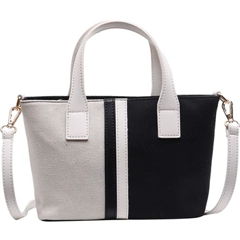 

FGGS-Shoulder Messenger Bag Wild Large Capacity Tote Fashion Canvas Carrying Case