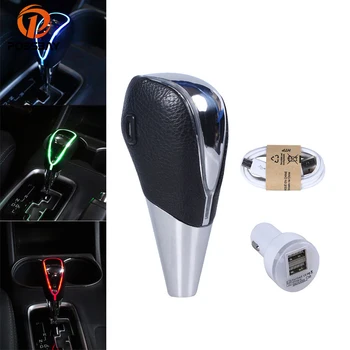 

POSSBAY LED Touch Activated Gear Shift Knob White/Red/Blue/Multi-color LED Car Gear Knob Manual Transmission Shift Lever Knobs