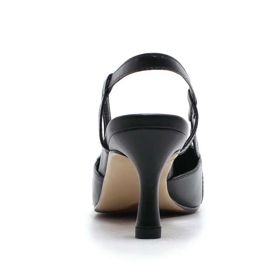 Größe schwarzes Hohe Pu Dünne Schuhe Frauen Frau Eshtonshero Apricot 34 40 Riemchen Hochzeit Spitz Damen Sommer Leder Ferse Pumps fSqWU6w