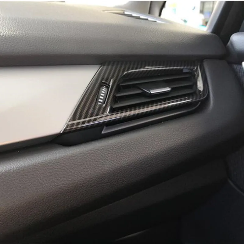 

Car Console Side Air Vent Frame Cover Trim 2pcs For BMW 2 series Active Tourer F45 LHD Carbon Fiber Color Interior Accessories