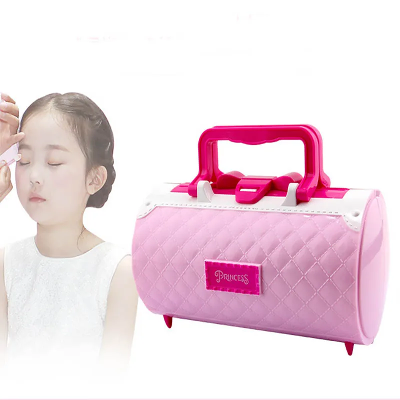 Bolsa de Maquiagem Disney Fingir Jogar Beleza Moda Brinquedos Crianças Cosméticos Princesa Maquiagem Conjunto Menina Portátil Presente Aniversário 7 Brinquedos e hobbies