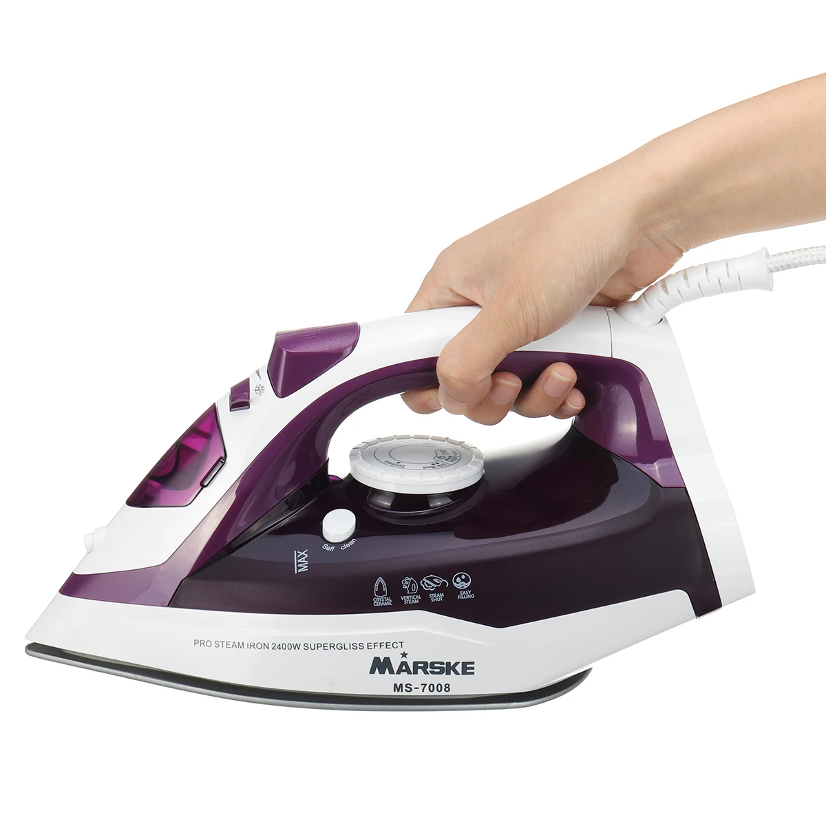 

Horizontal Steamer Garment with Steam Irons Brushes Iron for Ironing Clothes for Home