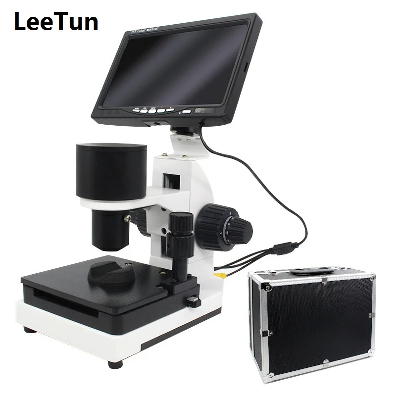 

10X-400X Zoom Monocular Microscope with 7 inch or 9 inch LCD Display for Inspect Capillary Microcirculation USB Microscope