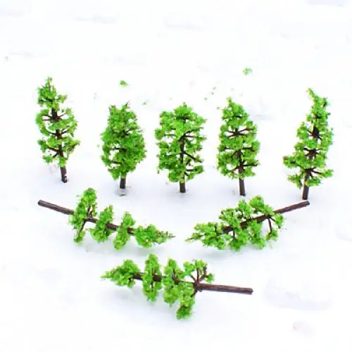 Model Fir Tree Train Set  Trunks Scenery Landscape N Z - 100PCS