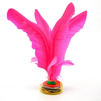

10 pcs 16cm portable student shuttlecok kicking competition feather shuttlecok resistant kick