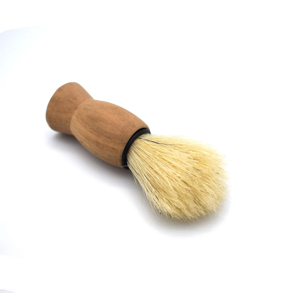 1 шт. деревянная ручка барсук помазок для волос для мужчин усы парикмахерский инструмент модная новинка щетка для бритья Лидер продаж Красота Инструменты