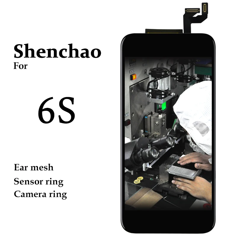 imágenes para Para Shenchao 10 UNIDS/LOTE Para el iphone 6 s LCD Calidad AAA Sin Muertos Pixle LCD Con Digitalizador de la Pantalla Táctil Libre envío libre de DHL imágenes para Para Shenchao 10 UNIDS/LOTE Para el iphone 6 s LCD Calidad AAA Sin Muertos Pixle LCD Con Digitalizador de la Pantalla Táctil Libre envío libre de DHL