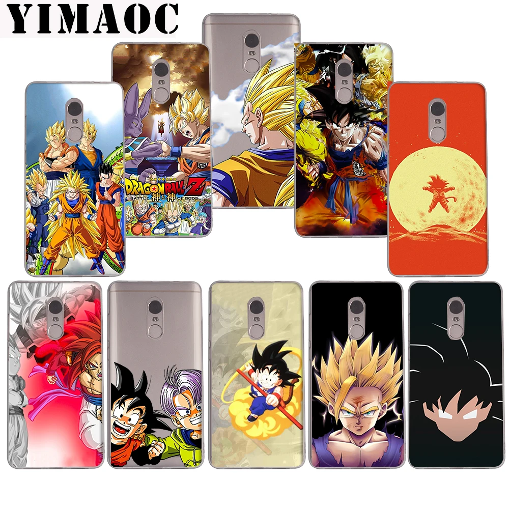 

YIMAOC 48z anime Dragon Ball Z Soft Case for Xiaomi Mi a1 a2 f1 6 8 lite se mix 2s Redmi 5 6 6a S2 Plus 5A Note 5 6 Pro 4 X