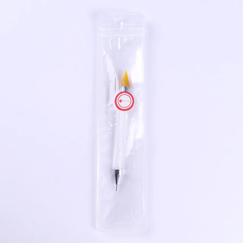 1 шт двухконцевые Стразы для ногтей, инструмент для раскрашивания, шпильки, восковой карандаш, кристальная ручка для бисера, инструмент для маникюра и дизайна ногтей