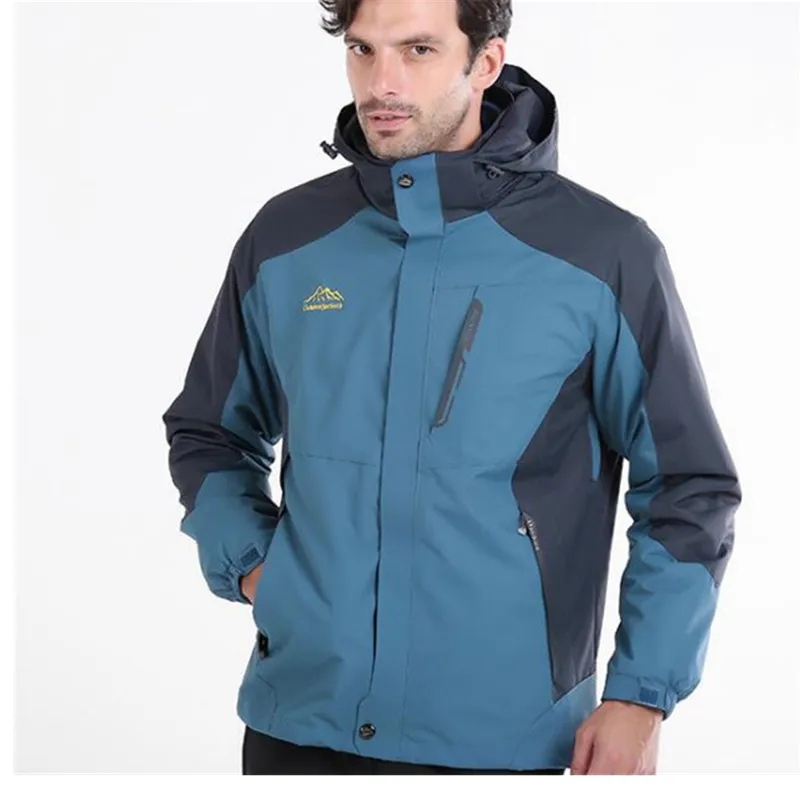 Mannen Vrouwen Jassen 3 In 1 Outdoor Windjack Camping Wandelen Jassen Jaqueta Voor Mannen Fall Vissen Sport Jas Waterdicht Winddicht Mannen Vrouwen Jassen 3 In 1 Outdoor Windjack Camping Wandelen Jassen Jaqueta Voor Mannen Fall Vissen Sport Jas Waterdicht Winddicht