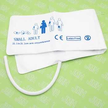 

Small adult one way disposable blood pressure cuff of Non-wovens,suitable 20.5-28.5cm arm cricumference,without connector.
