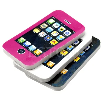 

1Pc Mobile Phone Shaped Students Stationery Gift Toy Rubber Cute Pencil Eraser