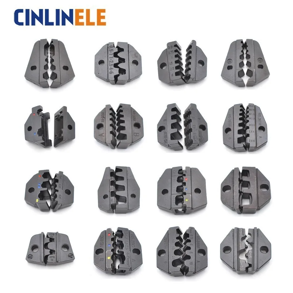 

Crimp Pliers Dies Multi Hand Tools Jaw Parts VE Bootlace RV SV Tube Ring Spade Insulation Uninsulated Terminals Crimping 9 inch