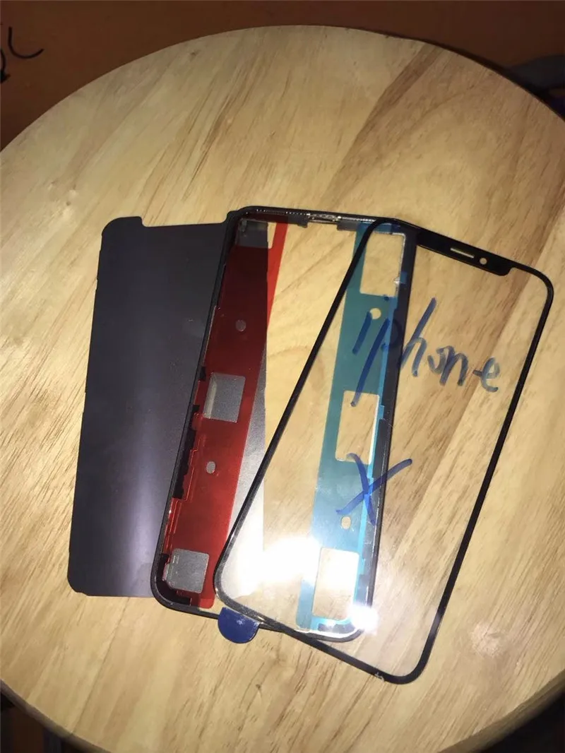 10 компл./лот средняя рамка lcd сенсорный экран передняя рамка Корпус для iPhone X
