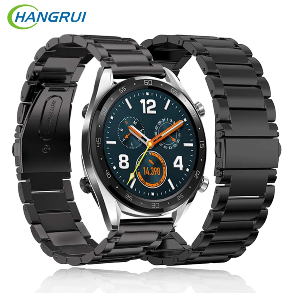 

22mm Stainless Steel Watch Strap For Huawei Watch GT Active Smart Watch band Strap For Huawei Watch GT Bracelet Belt Wristband