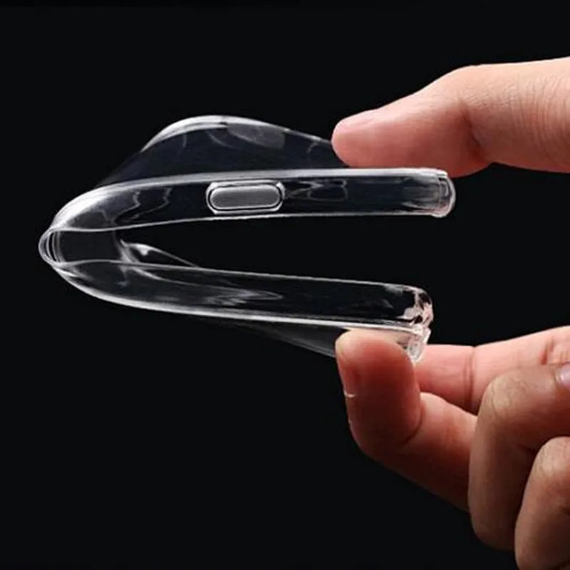 Ультратонкий Мягкий Прозрачный чехол из ТПУ для iPhone x, 5, se, 5S, 6 S, прозрачный силиконовый чехол для iPhone 7, 8 Plus, XR, XS Max, чехол для телефона