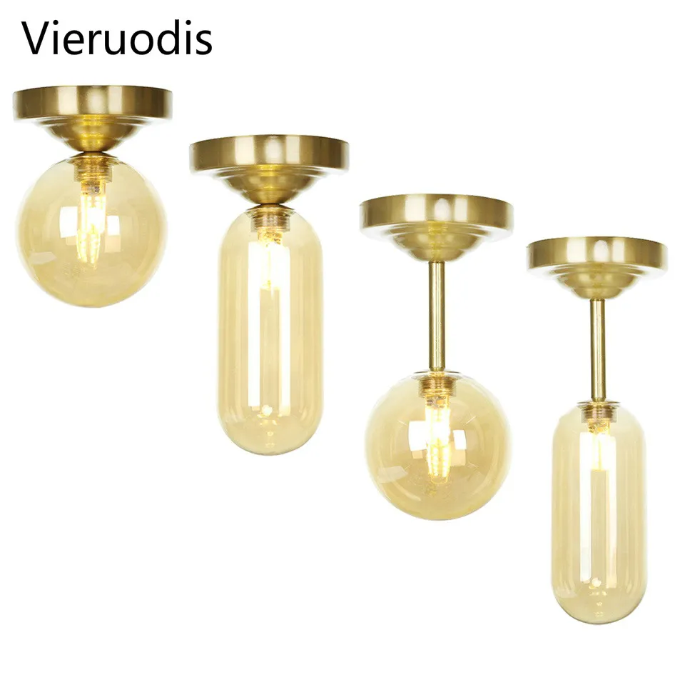 

Vieruodis Modern Simple Small Ceiling Lights G4 Led Ceiling Lamp Loft Iron Cage Fixtures Home Lighting For Living Room