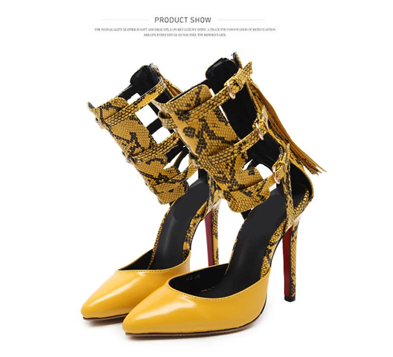 Tip of the toe With a fine serpentine Women Shoes Sandals