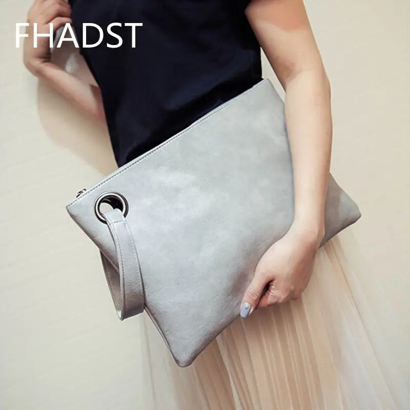 

Fashion solid women's clutch bag leather women envelope bag clutch evening bag female Clutches Handbag Immediately shipping