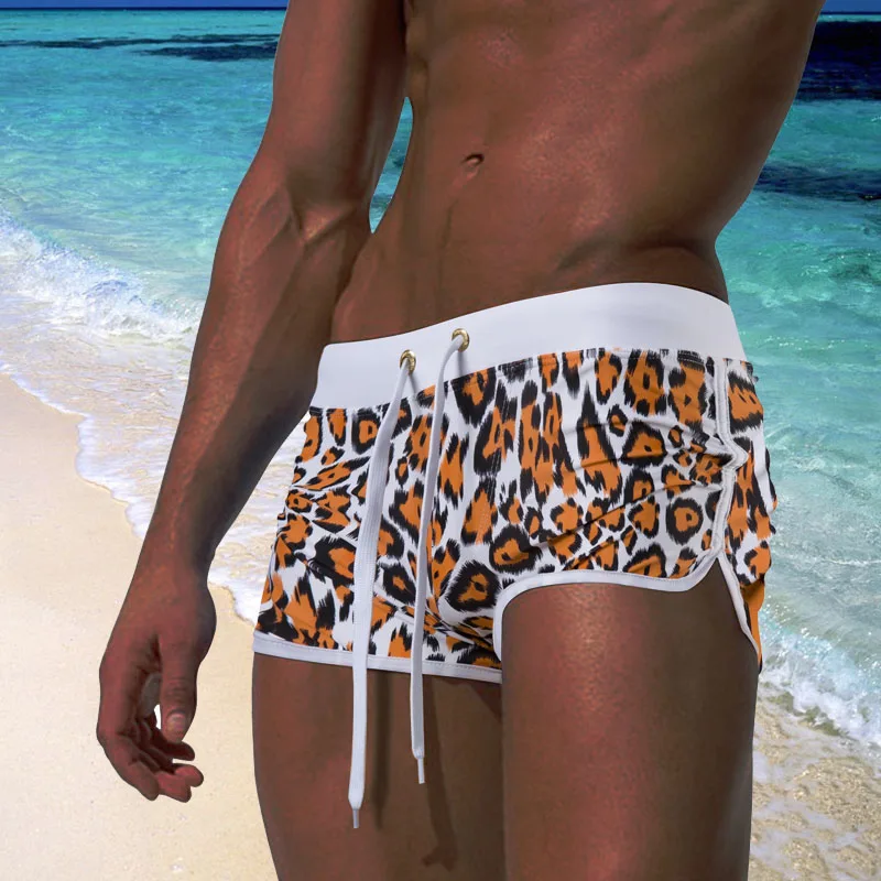 

Austinbem Sexy Swimwear Men Boys Swim Trunks Sunga Swimsuit Beach Board Surf Shorts Summer mayo de praia homens maillot de bain