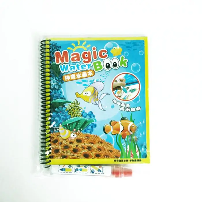 Лидер продаж Магия воды Рисунок живопись книга доска нетоксичные многоразовые образования для детей Детские