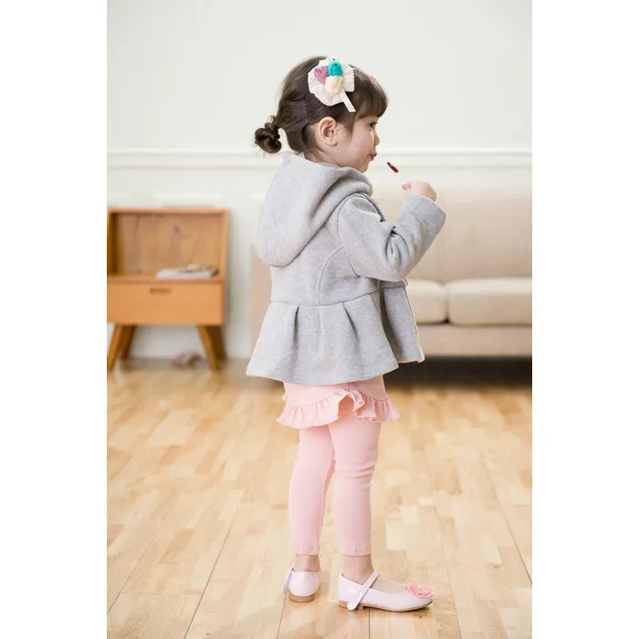 Новое весеннее пальто для девочек цветочный Толстовки малыша Куртка для девочек с капюшоном одежда для детей худи для девочек для детей и младенцев Пальто