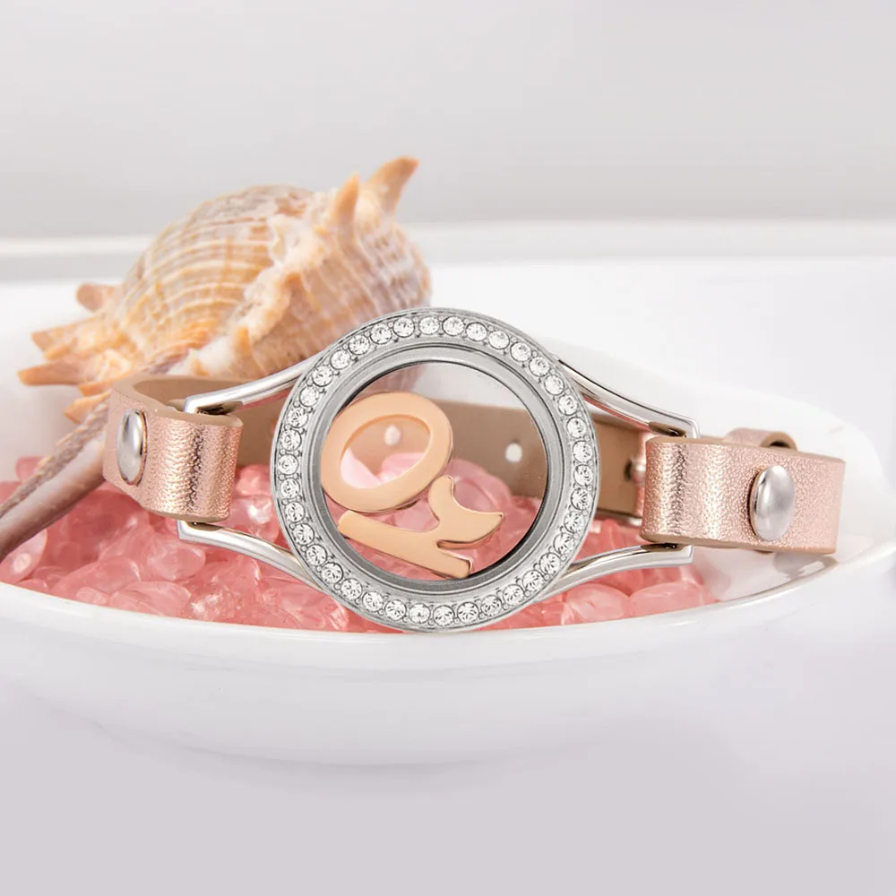 floating charms bracelet