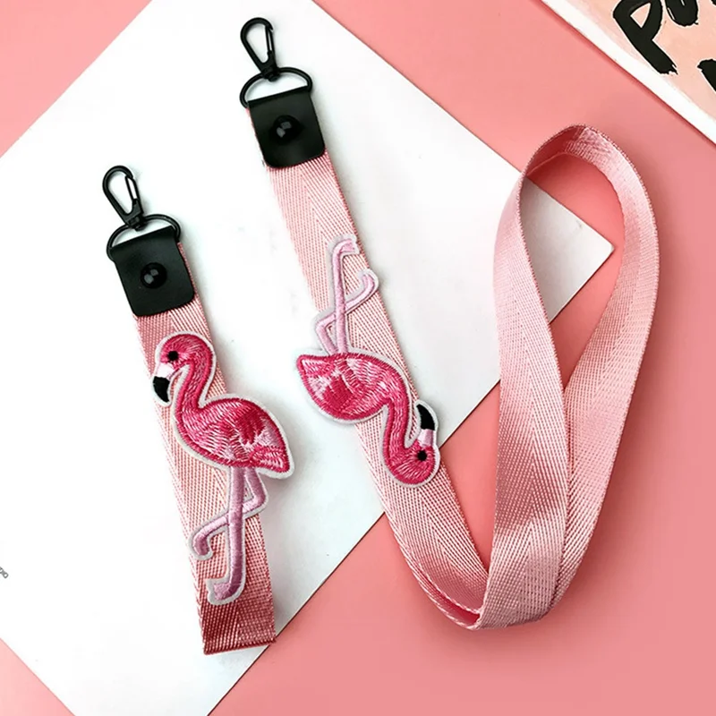 الحبل بطاقة الهوية ممر شارة حاملي الهاتف الرقبة الأشرطة جيم مفتاح/الهاتف المحمول USB حامل DIY هانغ حبل ل فون لسامسونج