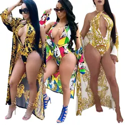 Новинка весна/лето 2019, модная Новая африканская одежда, модный Индивидуальный цифровой шарф с принтом бикини костюм из двух предметов