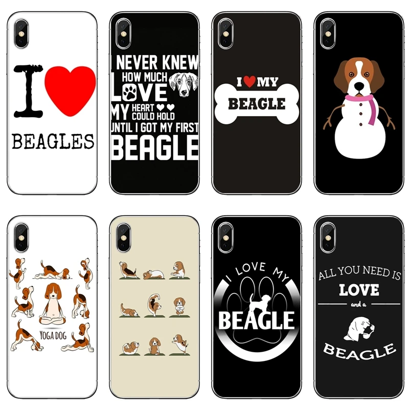Чехол для телефона с надписью I Love My Beagle dog iPhone 8 7 6s 6 plus XR X XS Max SE 5s 5c 5 4s 4 iPod Touch мягкий