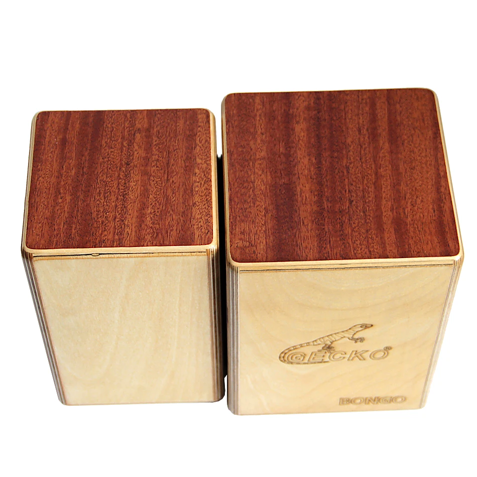 GECKO BONGO-2 CS087 Cajon Siamese Box Drums / Hand Percussion Drum Instruments