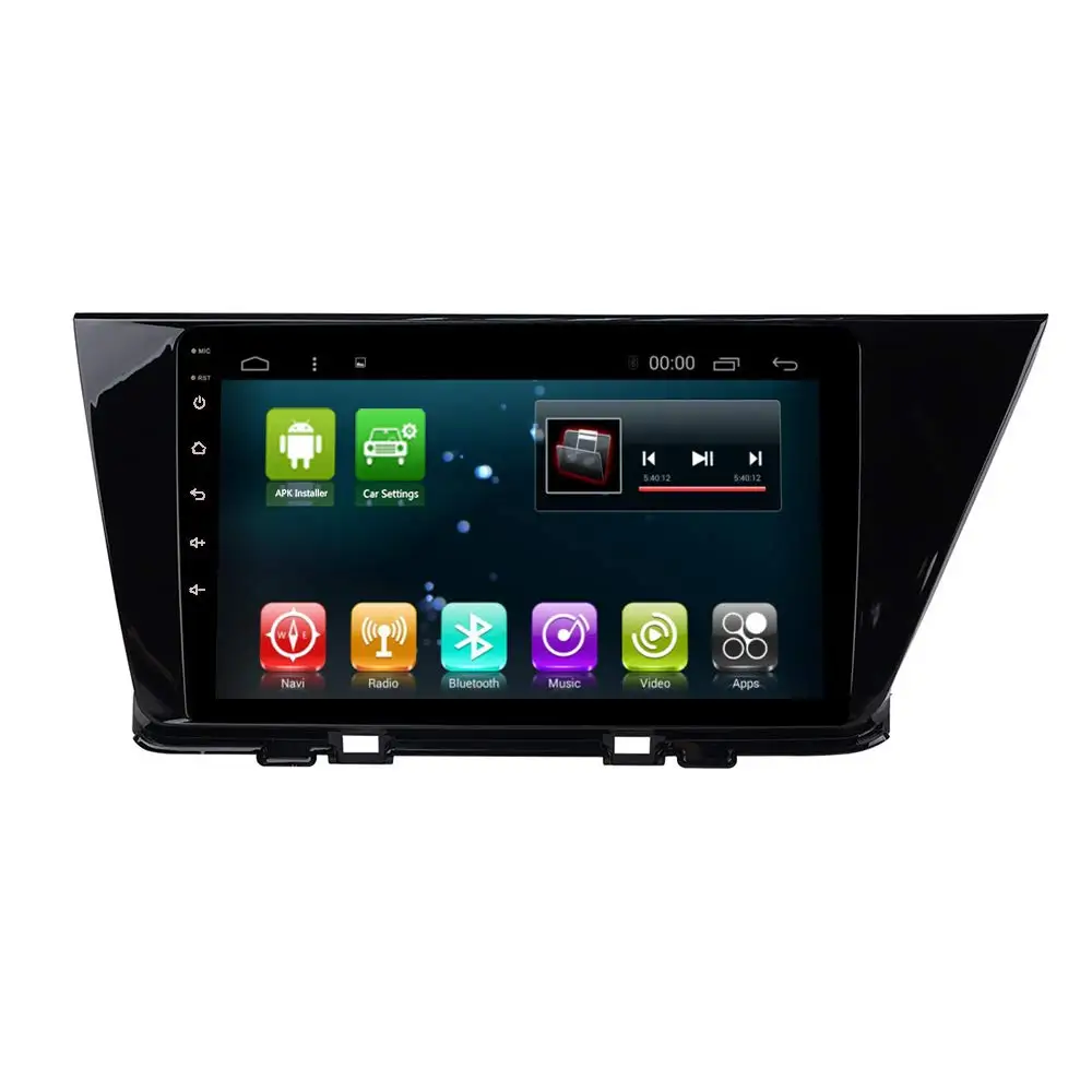 Excellent 9" Android 8.0 Touch Screen Octa Core Car Radio Player GPS Navigation For Kia Niro 2016-2018 Left Hand Drive 1