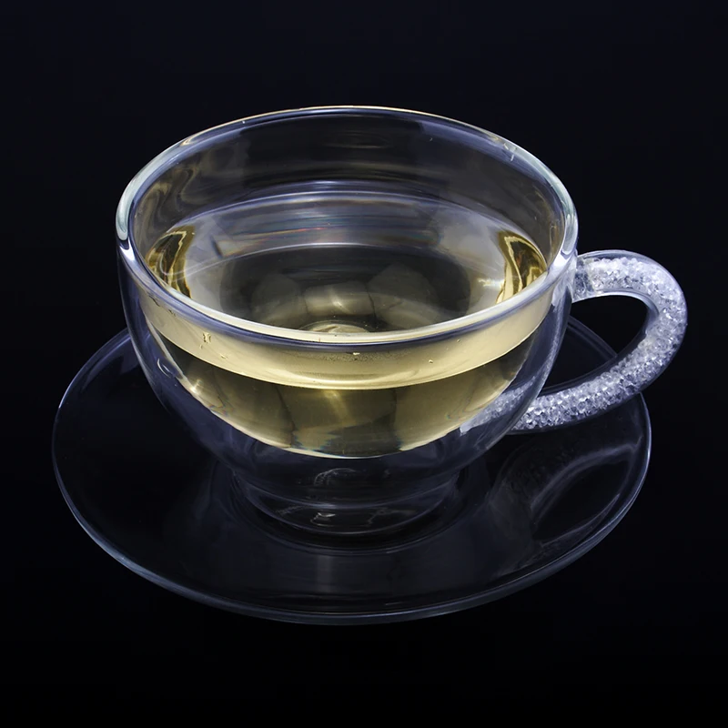 

Crystal Double Wall Mug Set Coffe Shop Espresso Cups Coffee Cup Set China Reusable Mug For Office Public Location Home Kitchen