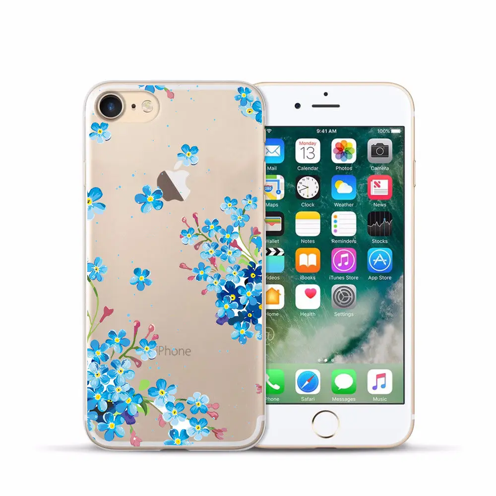 Transparent Silicone Case for Iphone 7 Soft TPU Cover for Iphone 4S 5C 5S SE for Iphone 6s 6 PLUS 7 8 plus X XS XR XS MAX Fundas (3)
