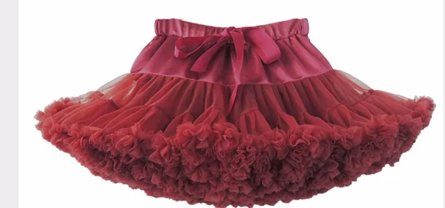Vintage Puffy Short Women Crinoline Tutu Skirts Short Bridal Petticoats Cosplay Underskirt Rockabilly Tutu Party Mini Skirts burgundy
