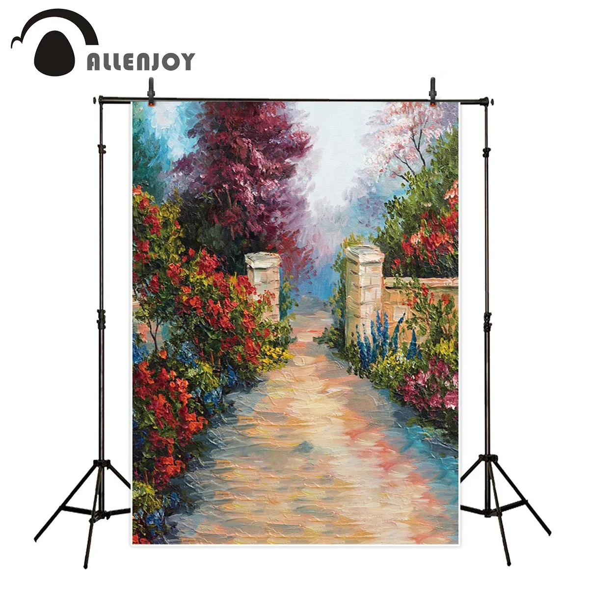 Allenjoy фоны для фотостудии картина весенний путь цветок фон фотосъемки фотосессия